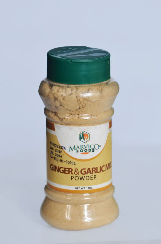 Ginger na garlic agwakọta ntụ ntụ (ite)