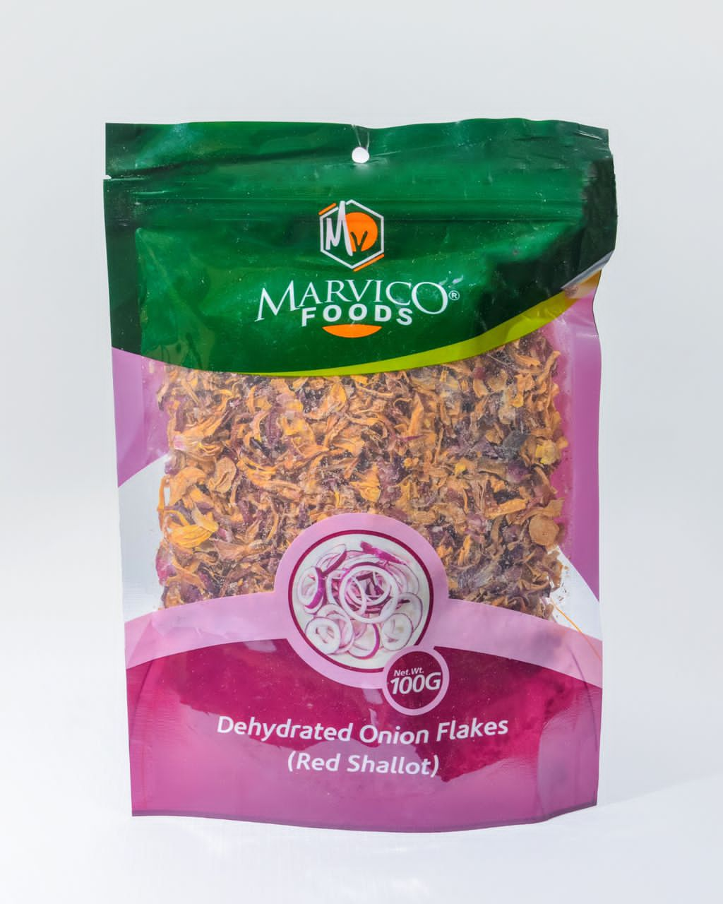 Dehydrated Onion Flakes - Red Shallot (pouch)