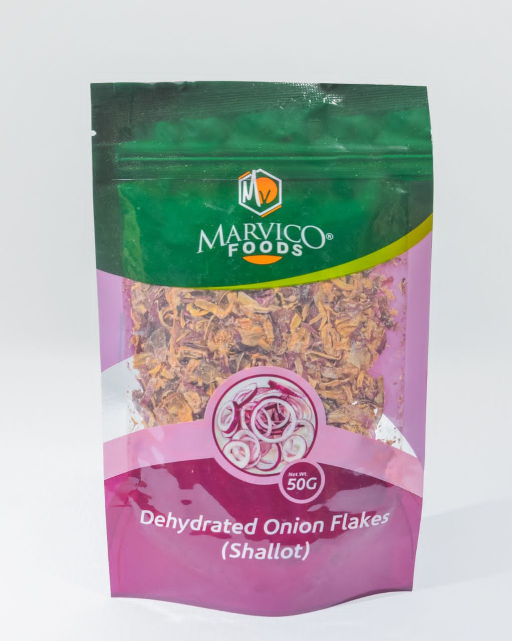 Dehydrated Onion Flakes - Red Shallot (pouch)