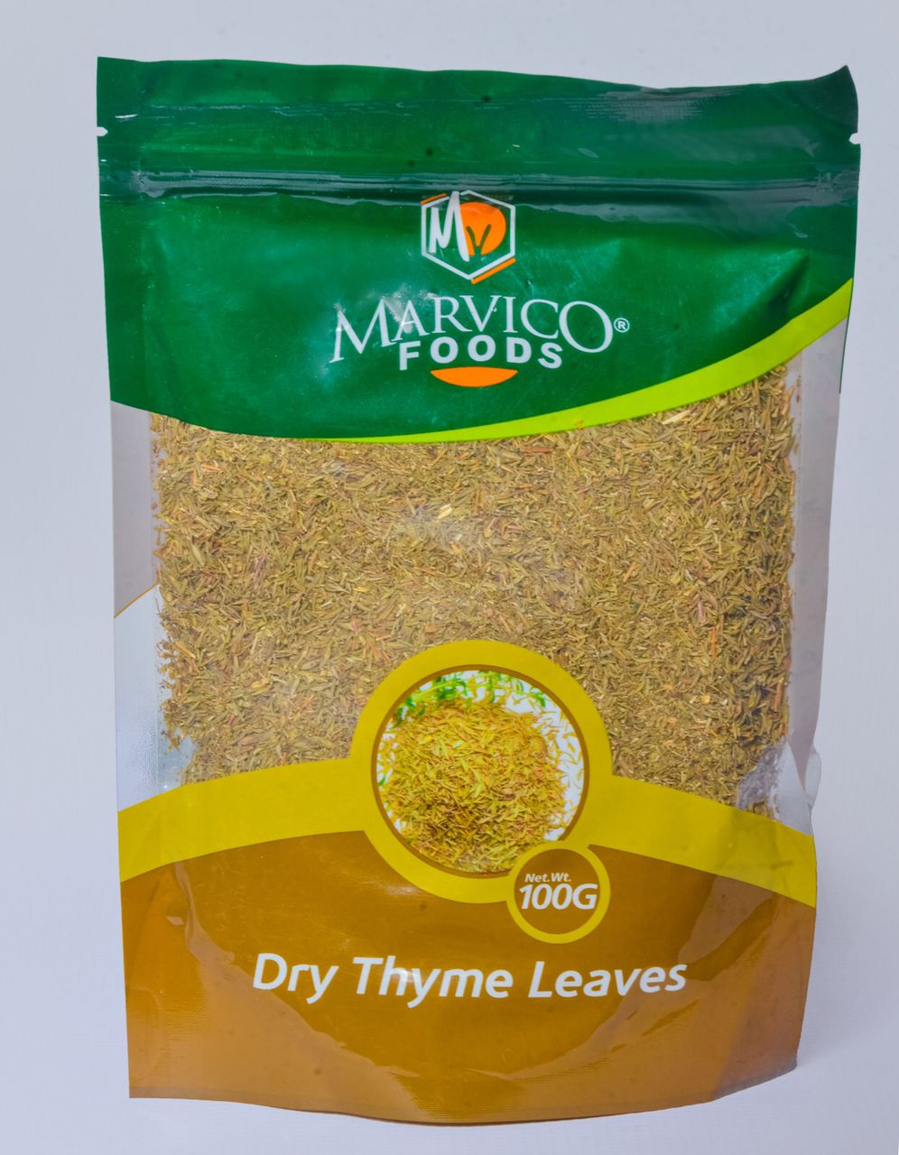 Akwụkwọ thyme kpọrọ nkụ (obere akpa)